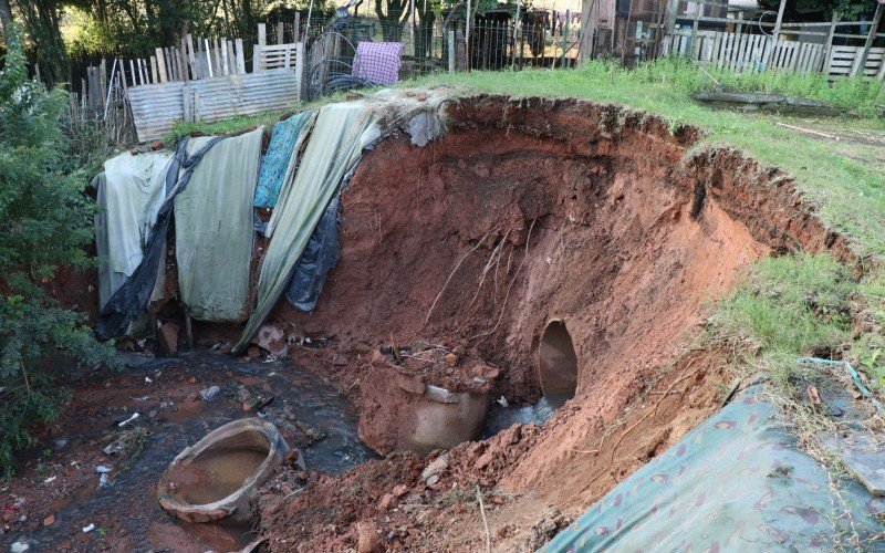 Deslizamento de terra no bairro Guarani | abc+
