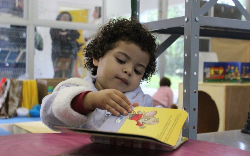Maitê, de 2 anos, aproveitou o espaço | abc+