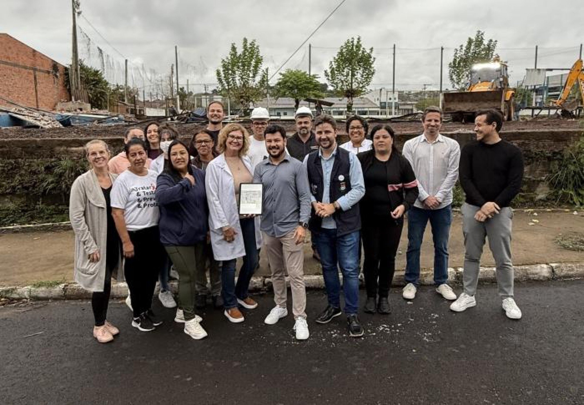 Obra de UBS é iniciada no bairro Rincão dos Ilhéus, em Estância Velha