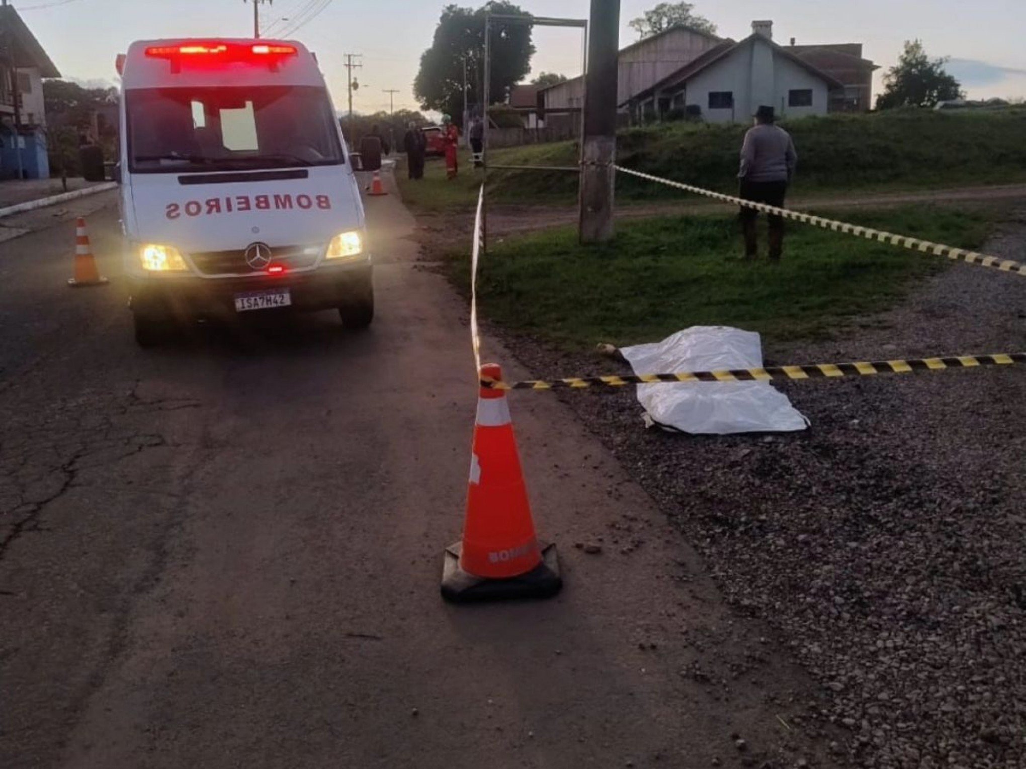 Homem morre ao ser atropelado no interior de Nova Petrópolis; vítima é identificada