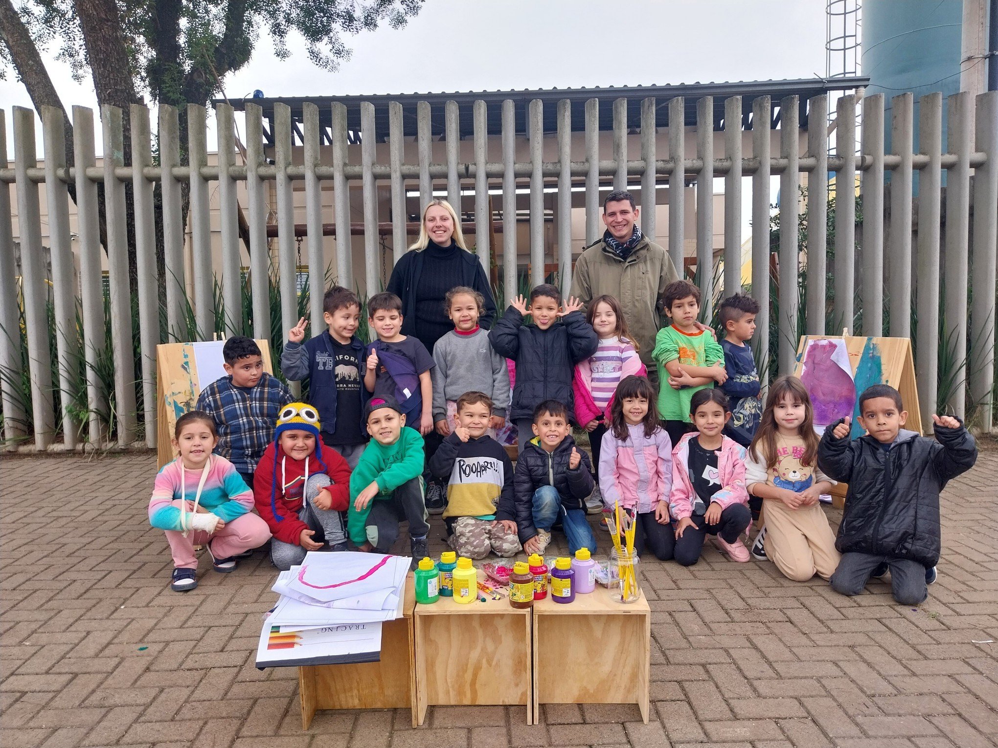 Escola de Novo Hamburgo promove atividades na rua para toda a família