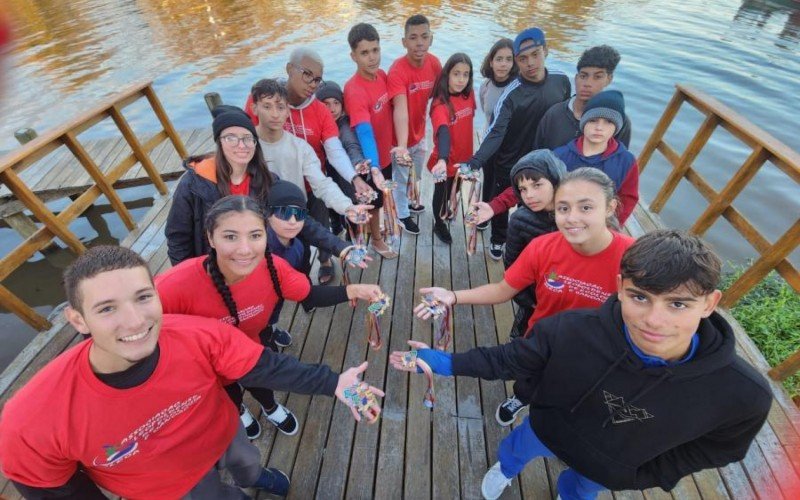 Equipe de Canoagem de São Leopoldo brilhou na 2ª etapa do Campeonato Gaúcho 