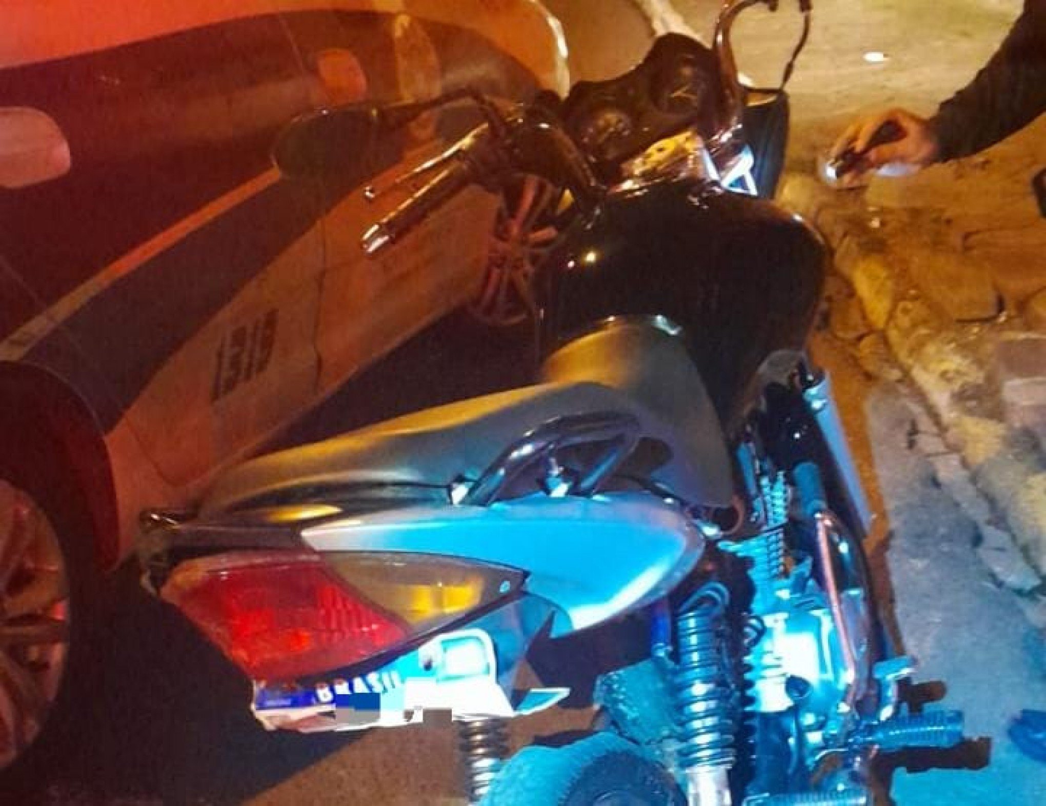 Trio em moto conduzida por menor de idade é detido após perseguição com a Guarda Municipal