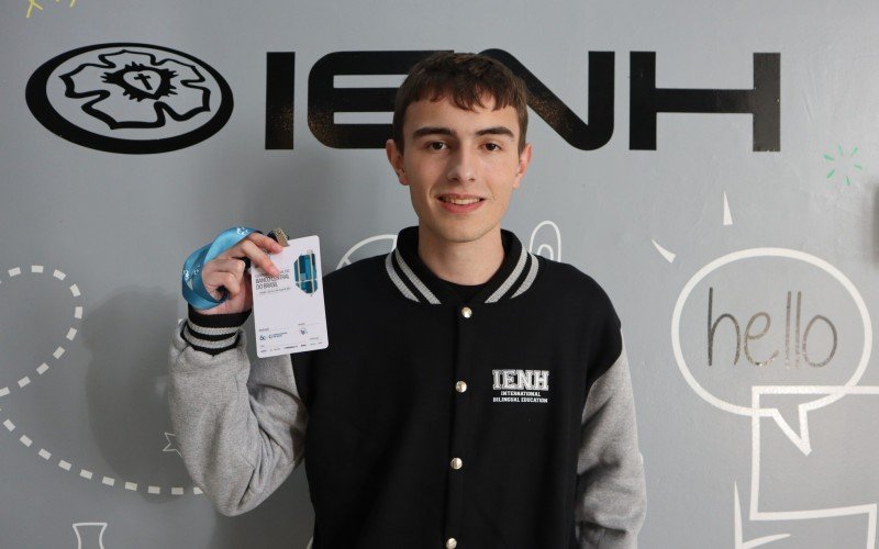 Guilherme Cunha Roese, estudante da 3rd grade do Ensino M&eacute;dio da IENH &ndash; Unidade Funda&ccedil;&atilde;o Evang&eacute;lica | abc+