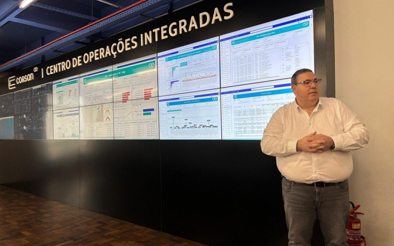 Gerente do Centro de Operações Integradas da Corsan, Fabiano Vianna | abc+