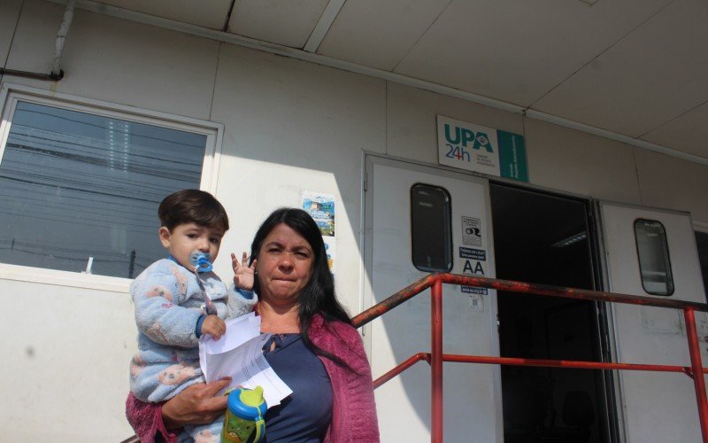 Lisandra Gonçalves precisou sair do Niterói para conseguir atendimento na UPA Boqueirão, nesta quarta-feira (4)