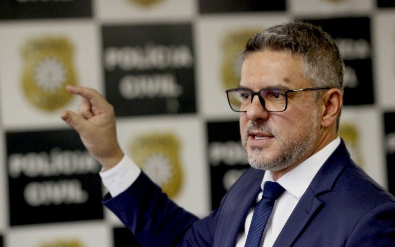 O delegado Cristiano Reschke conduz a apuração, envolvendo suposto envenenamento, em Nova Santa Rita | abc+