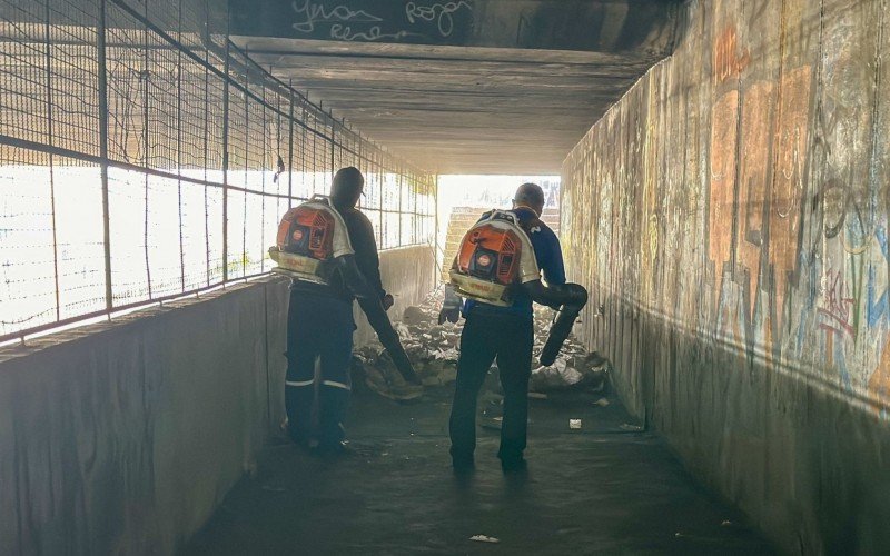 Ação de limpeza foi realizada na manhã desta sexta-feira (6) 