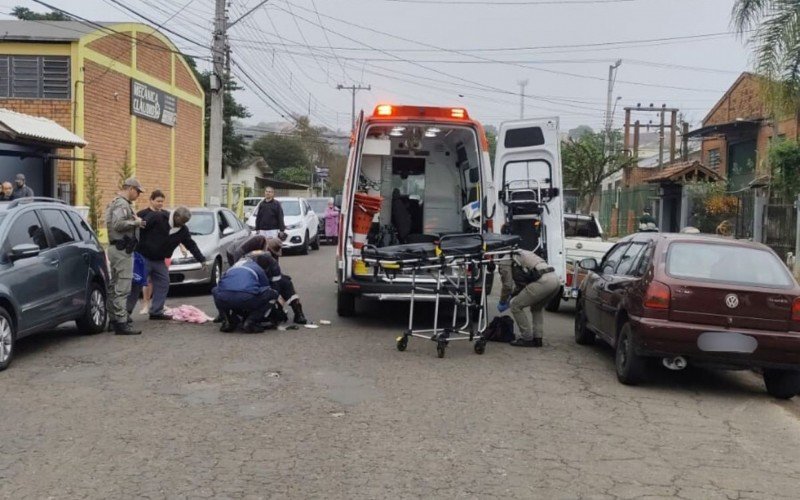 Mulher foi atropelada na Rua Rio Amazonas, em Novo Hamburgo | abc+