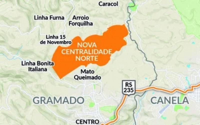 Próxima expansão urbana de Gramado é projetada em área de quase mil hectares