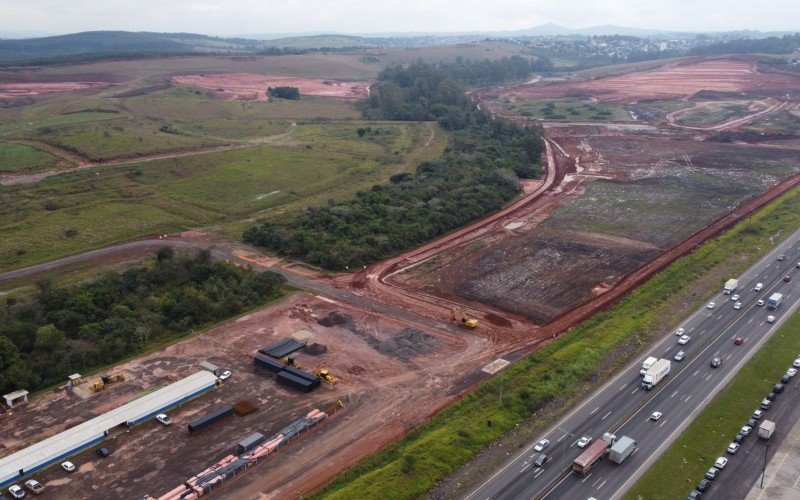 Vista aérea do Boulevard Germânia, novo bairro-cidade de Novo Hamburgo, em junho deste ano | abc+