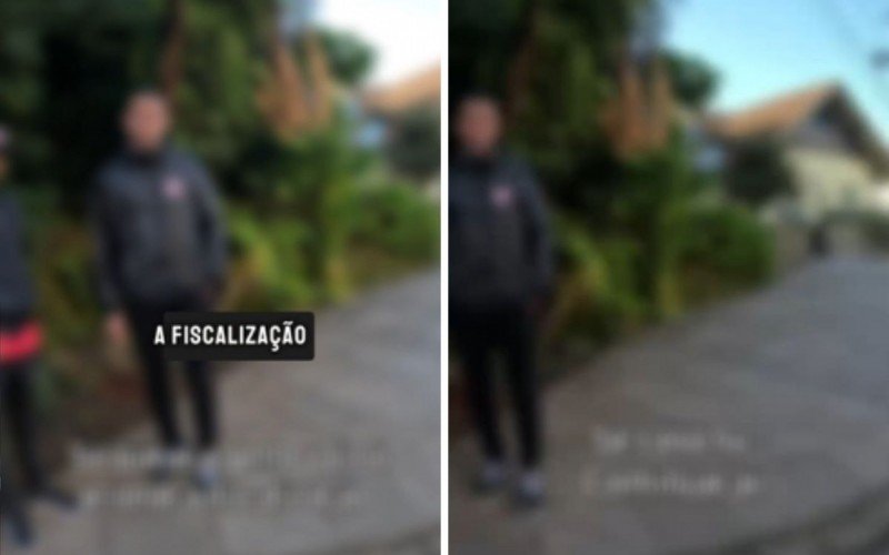 Fotógrafo foi abordado por supostos funcionários de empresa de Gramado na Rua Torta