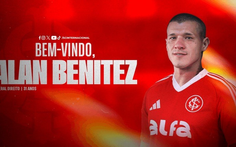 Alan Benítez chega no Inter em 1º de julho | abc+