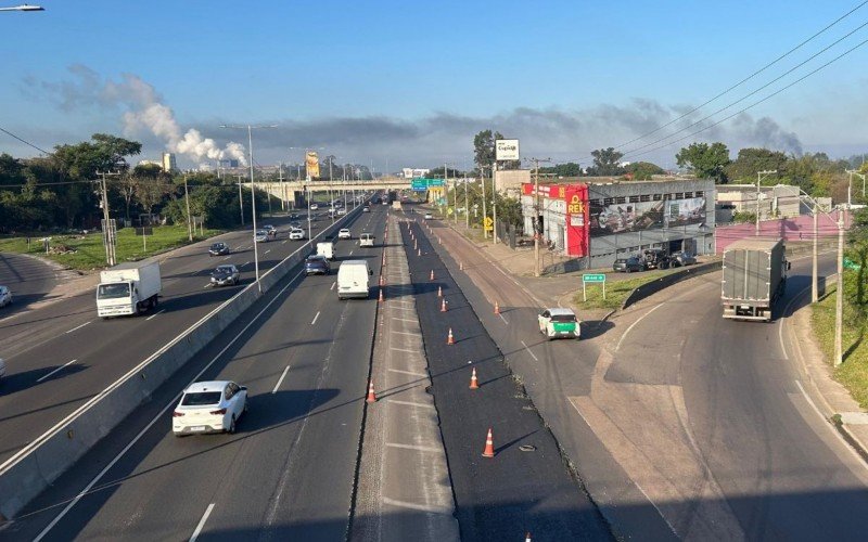 Congestionamento na BR-116, no Vale do Sinos | abc+