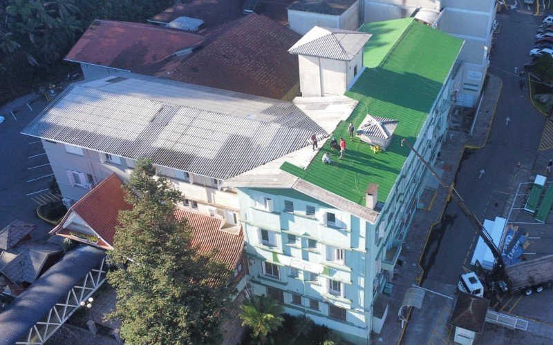 Vistoria de obras no Hospital Arcanjo São Miguel  