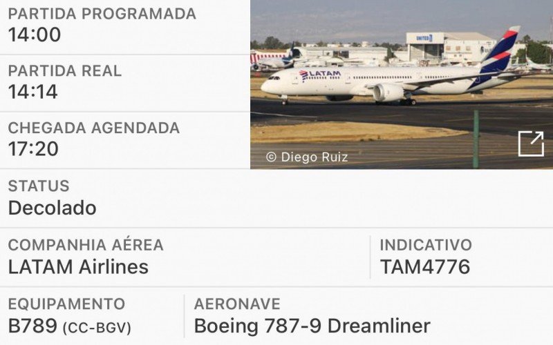 Voo das 14h desta quinta-feira entre São Paulo e Fortaleza é operado com Dreamliner | abc+