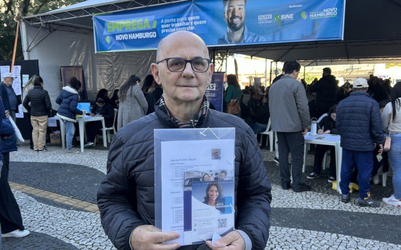 Marcos Aurélio Staudt tem de 60 anos e está há um ano desempregado | abc+