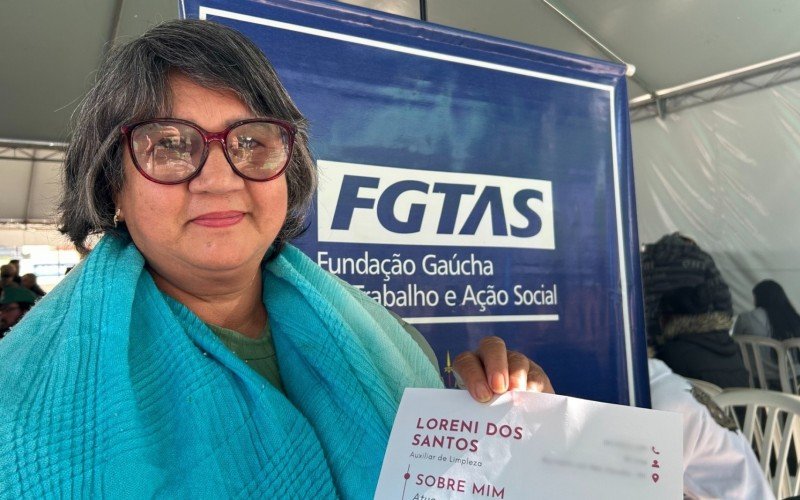 Loreni dos Santos está aposentada, mas não gosta de ficar parada e quer trabalhar | abc+