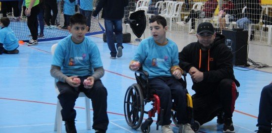 Bocha adaptada também fez parte do Festival Paralímpico em Novo Hamburgo