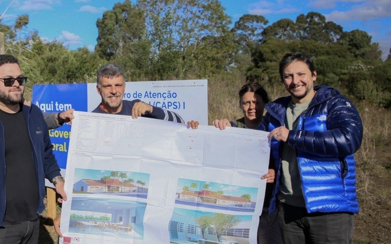 Assinado Termo de Início das obras do novo complexo do Caps, no bairro Canelinha