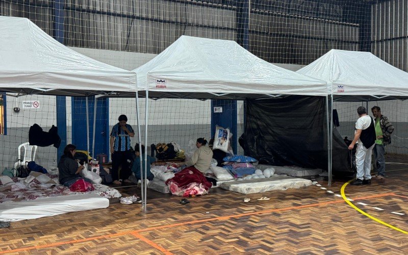 Três abrigos foram montados em Parobé