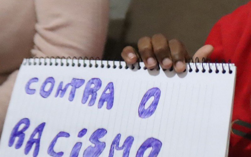 Vítima escreveu a frase no caderno como um ato de pedido por justiça | abc+