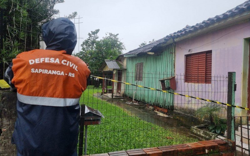 Defesa Civil precisou interditar um imóvel em Sapiranga | abc+