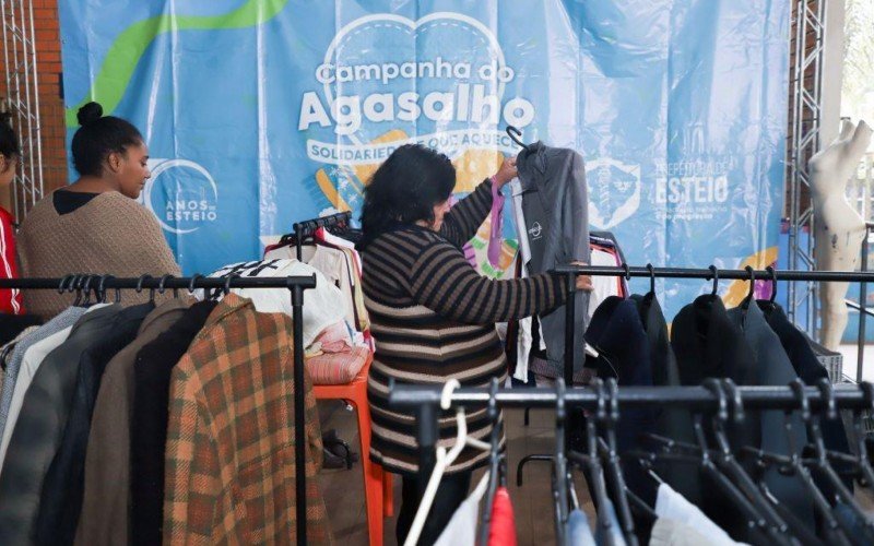 Ação faz parte da Campanha do Agasalho