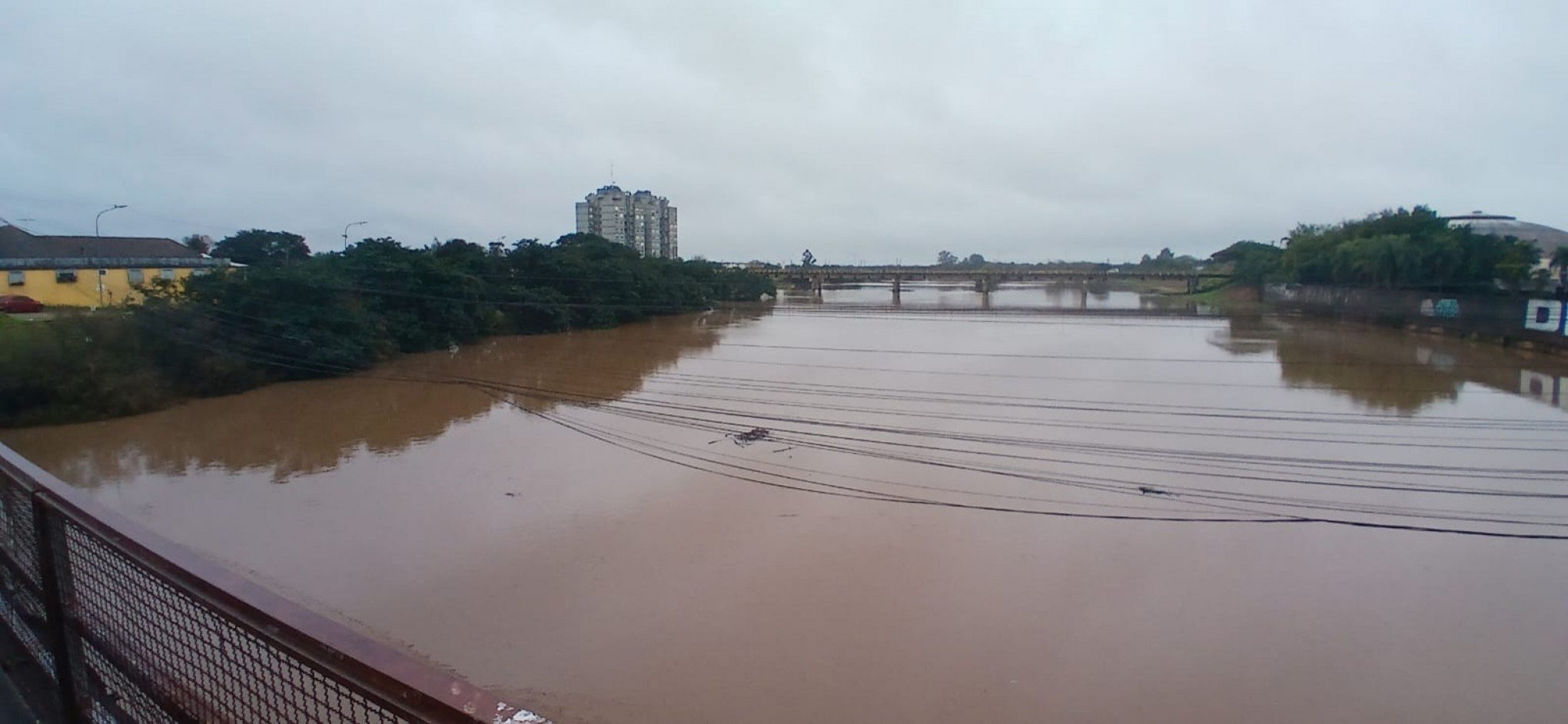 Nível do Sinos chega a 3,9 metros e coloca São Leopoldo em estado de atenção