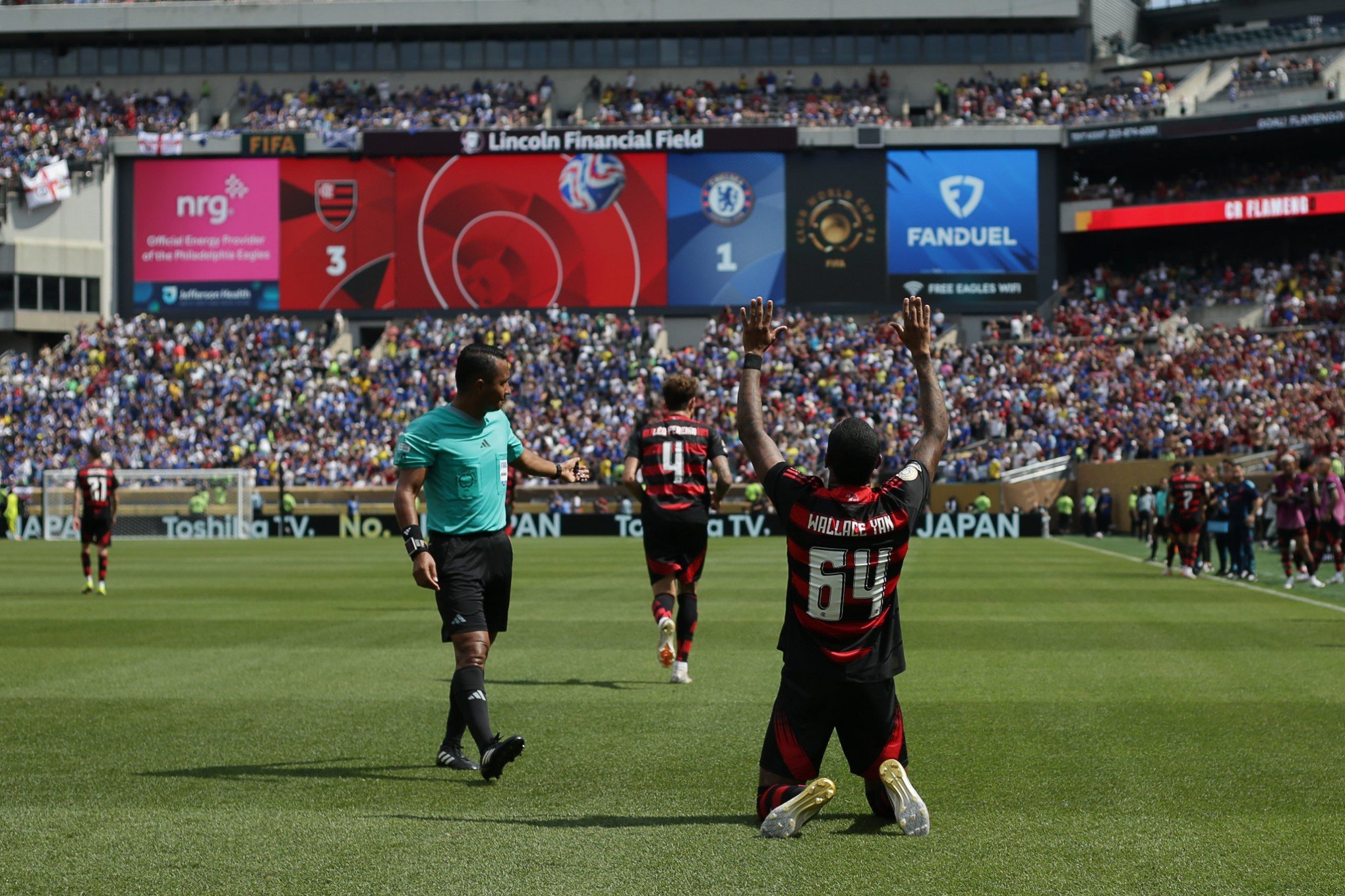 Mundial de Clubes: Flamengo vira sobre o Chelsea e fica perto das oitavas de final