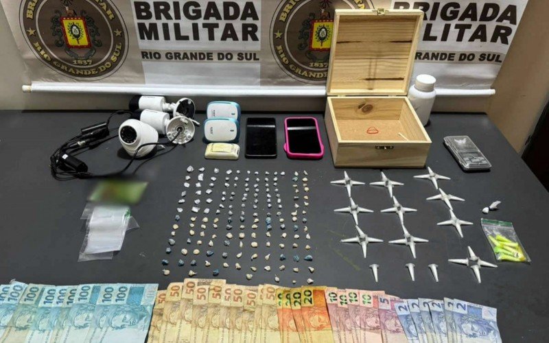 Três presos por tráfico de drogas em Canela