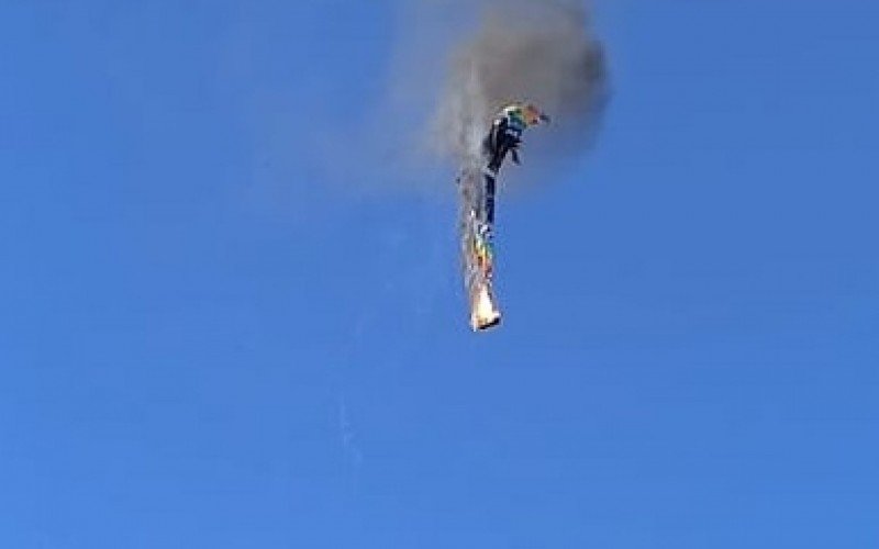Balão pegou fogo durante passeio em Santa Catarina | abc+