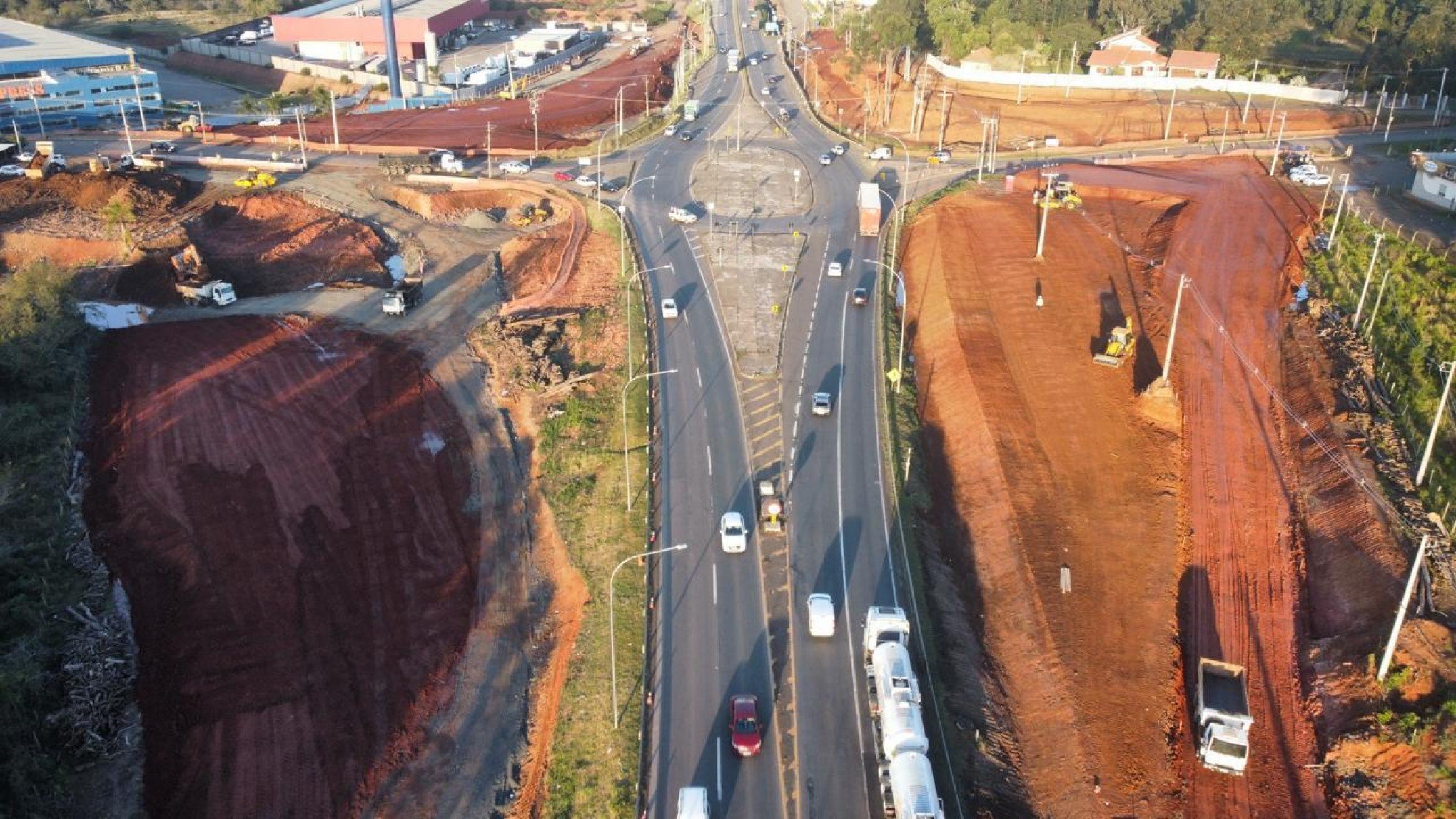 BR-386: Primeira etapa das obras do viaduto em Nova Santa Rita é concluída; CCR ViaSul estuda antecipar cronograma