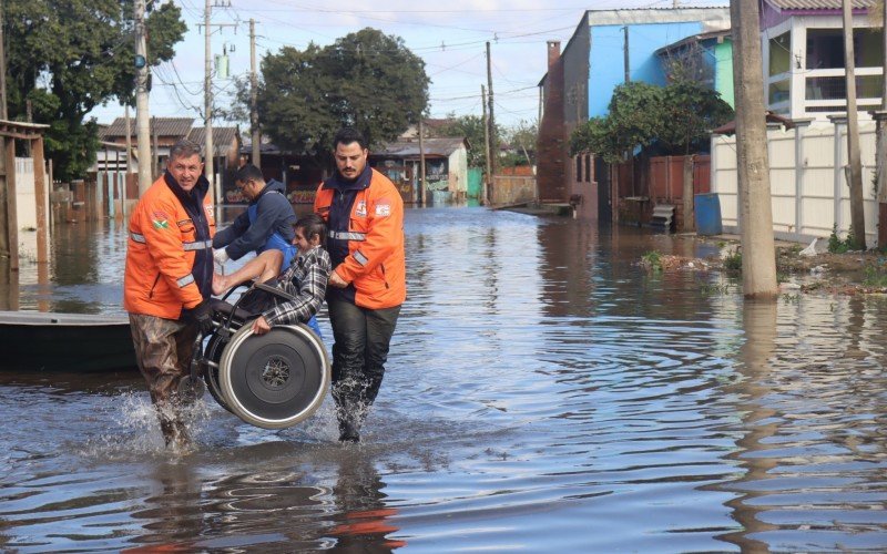 Sapucaia do Sul tem 28 pessoas em abrigo por conta da cheia do Rio dos Sinos