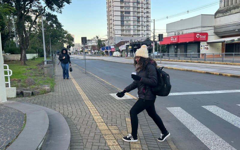 Frio intenso nesta manhã em Novo Hamburgo | abc+