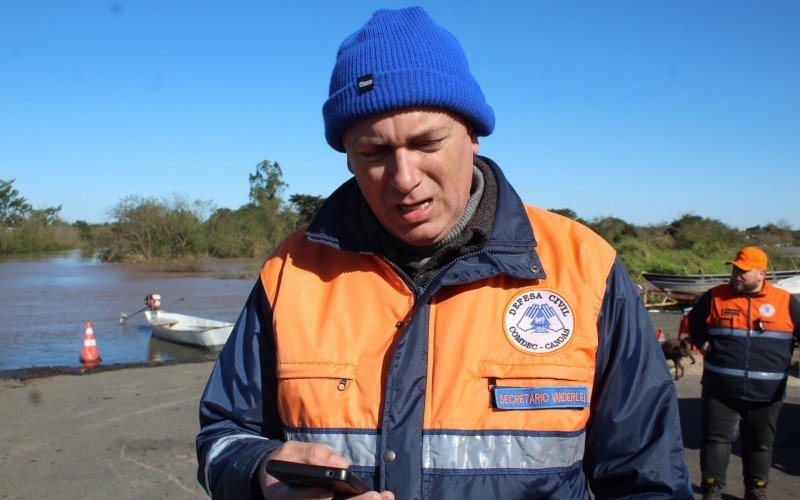 Secretário Vanderlei Marcos defende que o alerta deve perdurar enquanto houver risco em Canoas