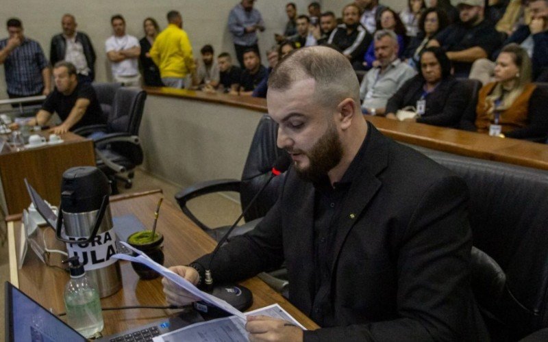 O vereador Ezequiel Vargas (PL) encara processo no Legislativo aberto no mês passado, quando a Câmara instaurou Comissão Processante