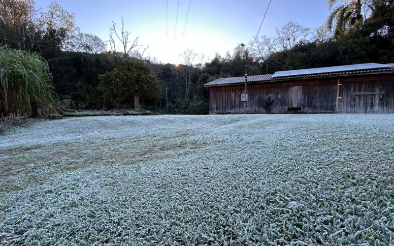 Geada em Santa Maria do Herval | abc+