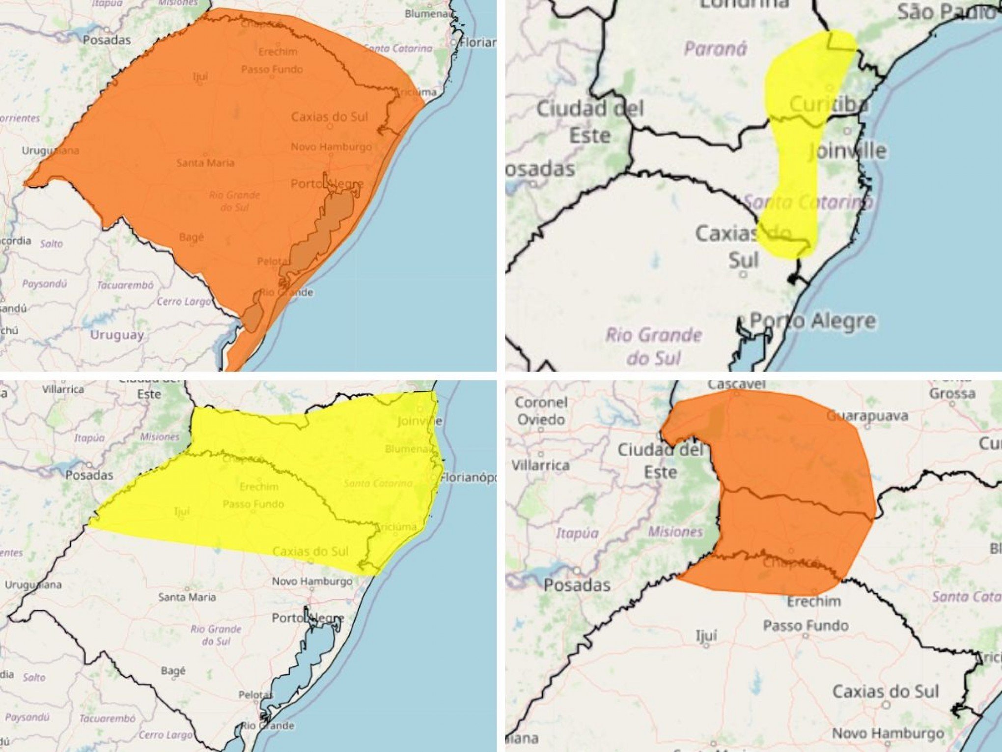 Onda de frio, retorno da chuva e geada: RS tem 4 alertas do Inmet para os próximos dias