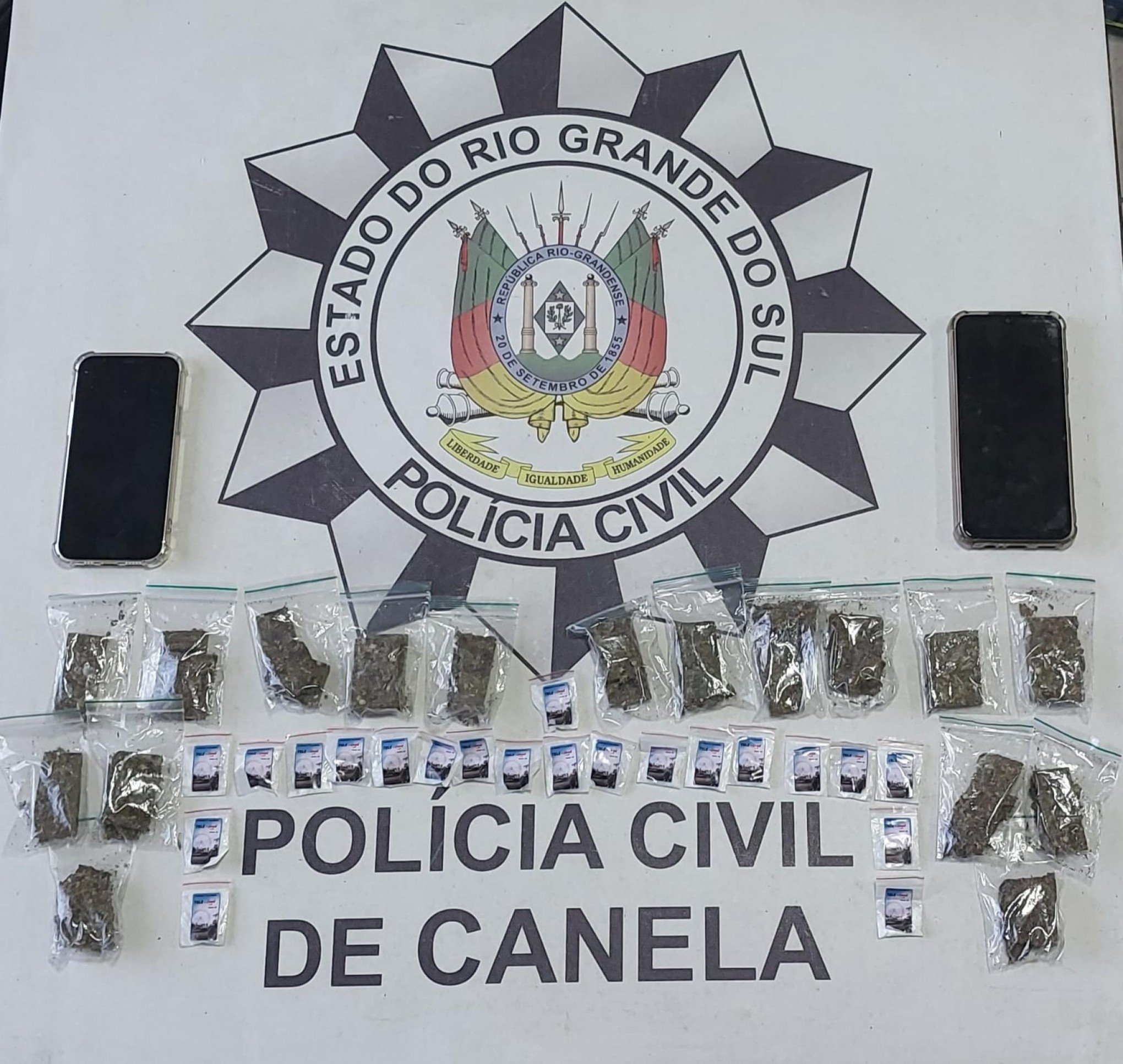 Mais dois traficantes são presos em operação da Polícia Civil de Canela para combater grupos criminosos na região