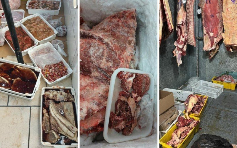 Alimentos impróprios para consumo foram apreendidos na Serra gaúcha