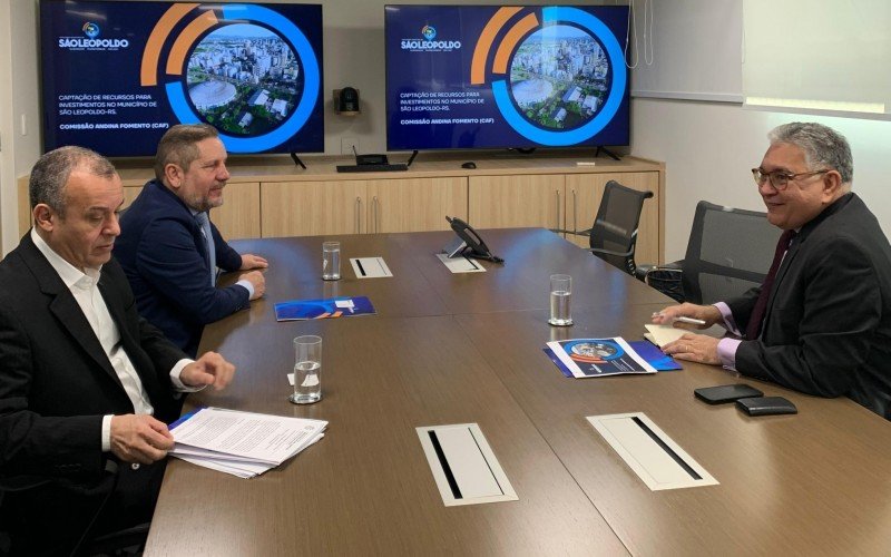 Prefeito Heliomar Franco está em Brasília nessa quinta-feira (26) em reuniões no Banco de Desenvolvimento da América Latina e Caribe e Tesouro Nacional