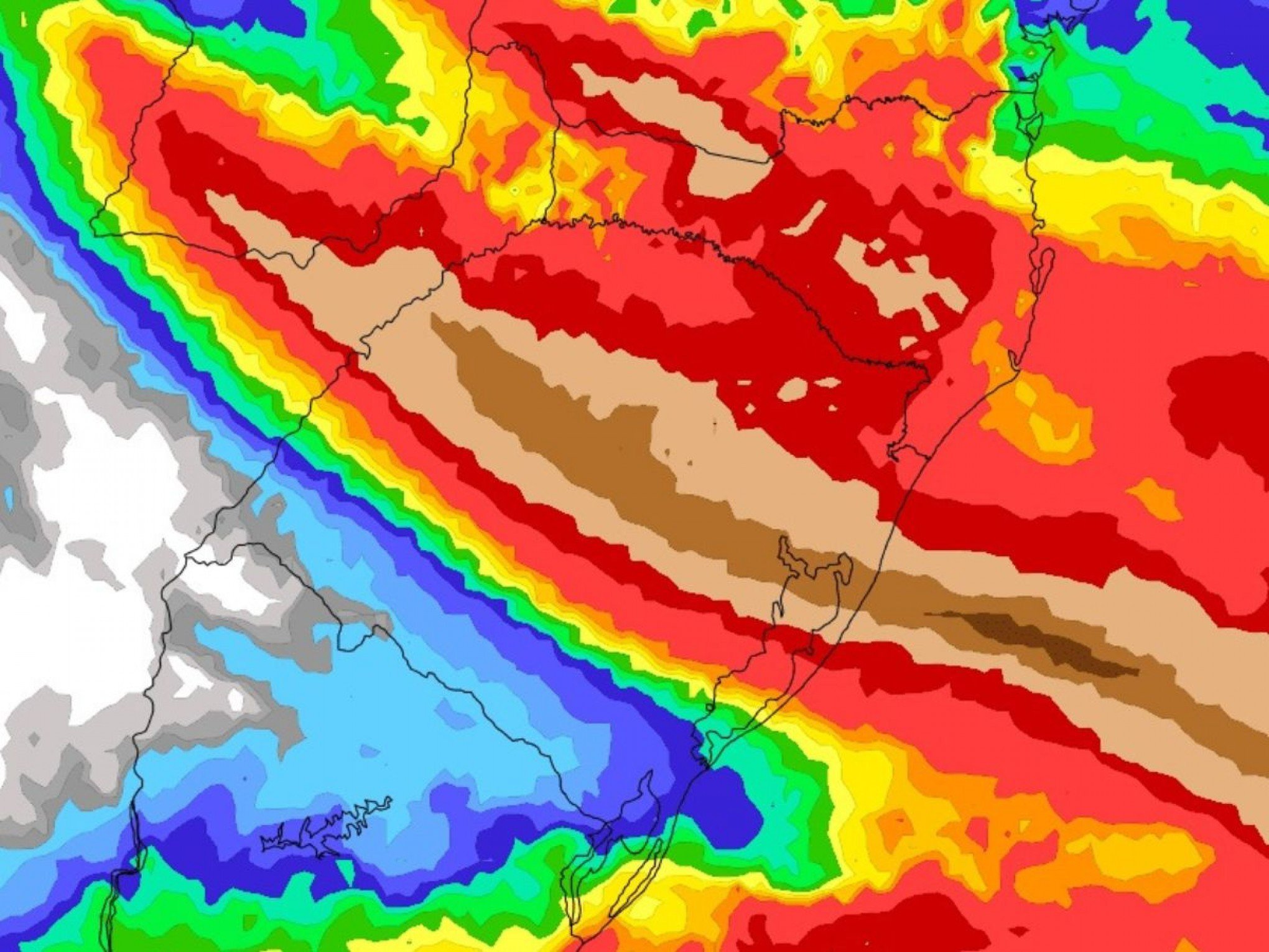 Novo episódio de chuva excessiva pode evoluir para cenário muito grave e crítico com novas cheias no RS, diz MetSul