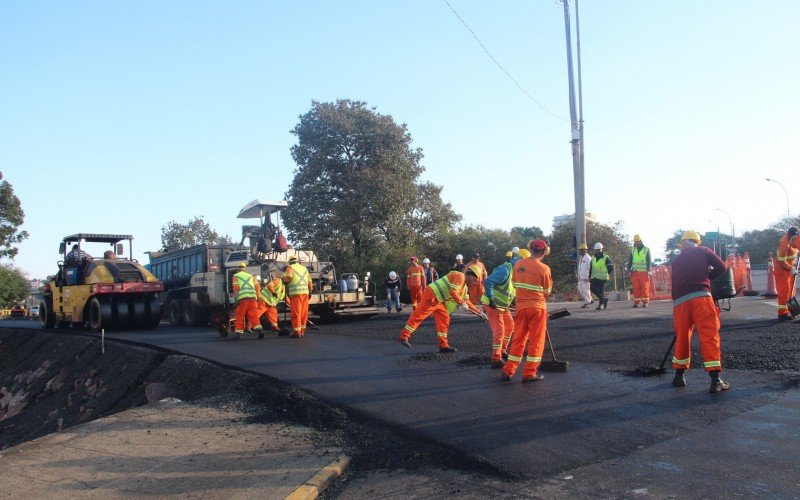 Obras na alça de acesso está na reta final