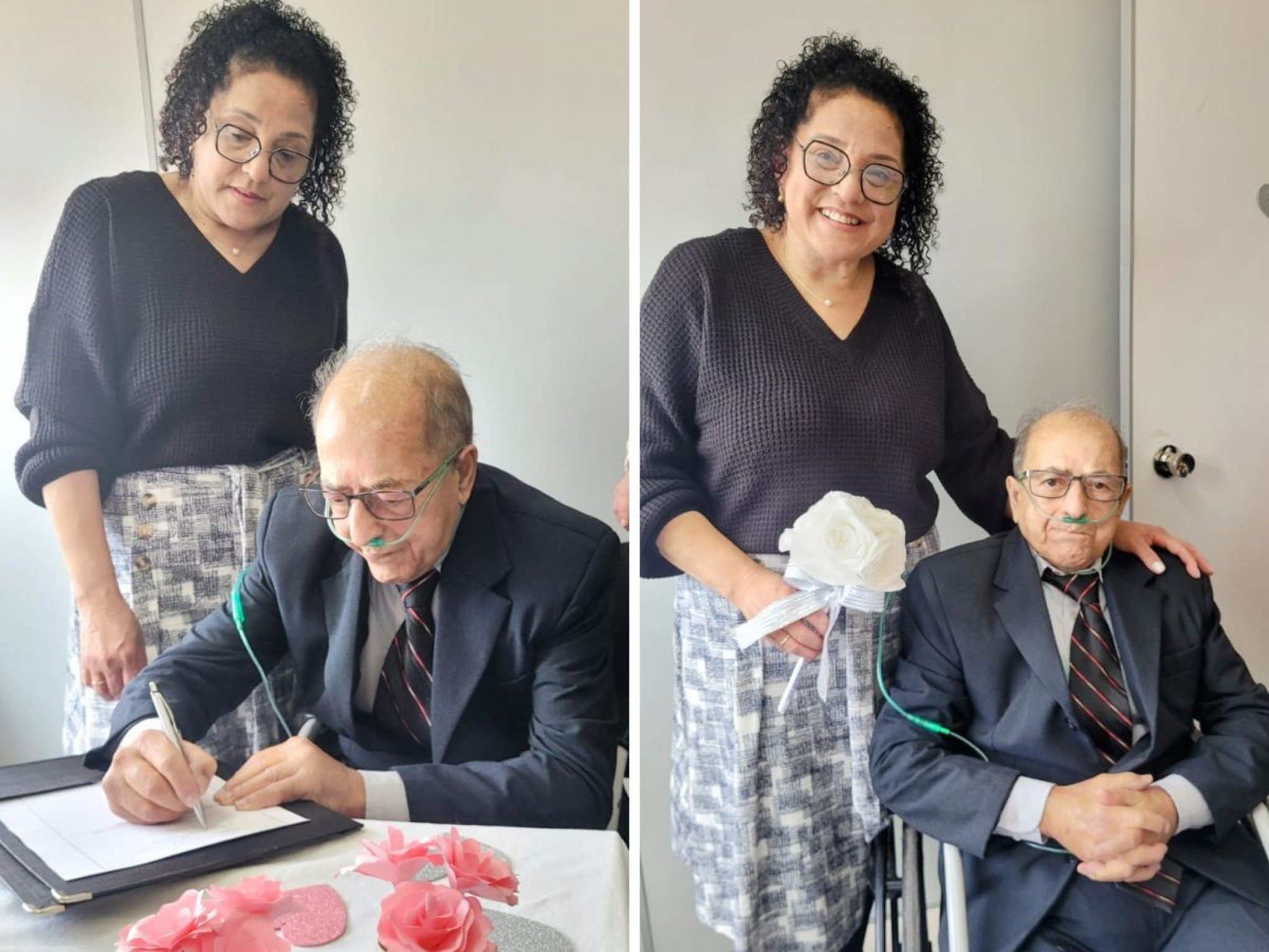 Casal realiza sonho de uma década e oficializa união no Hospital Municipal de Novo Hamburgo