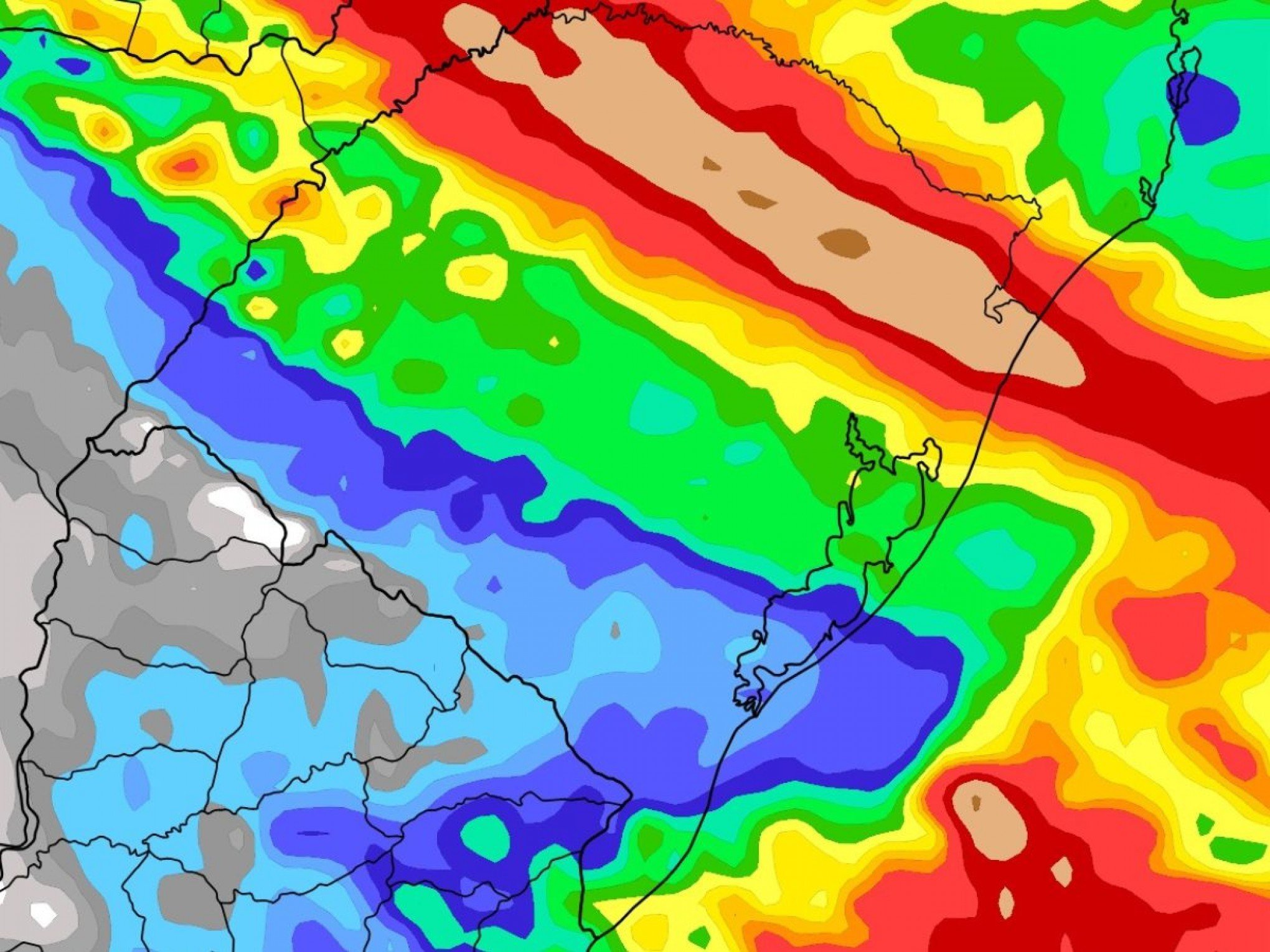 CHUVA NO RS: O que esperar em cada dia e onde será o pior do novo episódio de tempo severo
