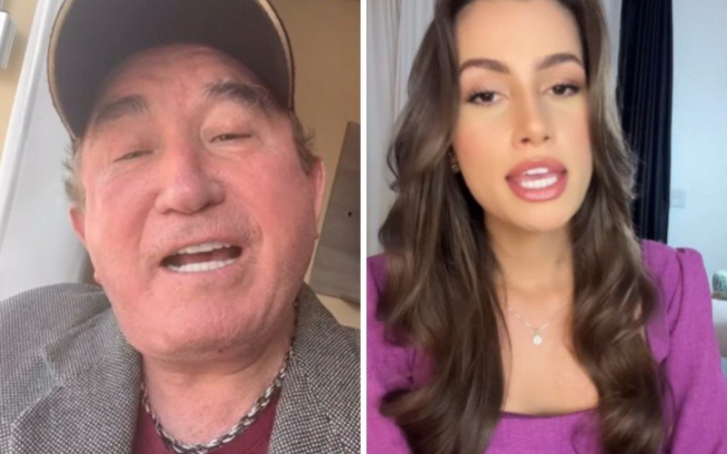 Amado Batista e a esposa, Calita Franciele, se manifestaram nas redes sociais | abc+