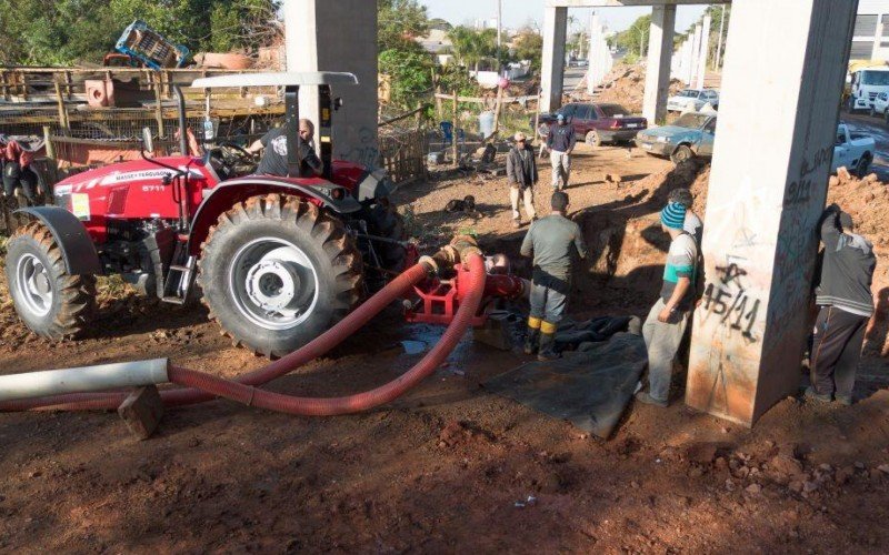 Bomba de drenagem foi instalada no bairro Novo Esteio, em Esteio