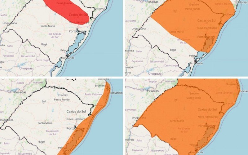 Inmet faz 4 alertas para o Rio Grande do Sul; confira a previsão para os próximos dias | abc+