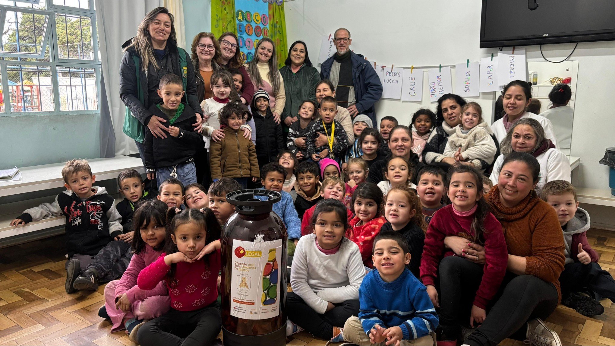 Alunos de escola de Canela aprendem sobre sustentabilidade e arrecadam quase 3 toneladas de resíduos recicláveis